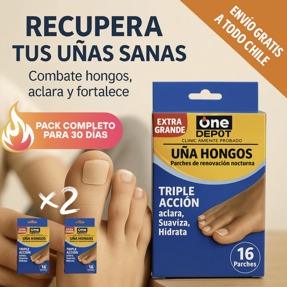 NailFix® 2x1 - Parches Anti-Hongos