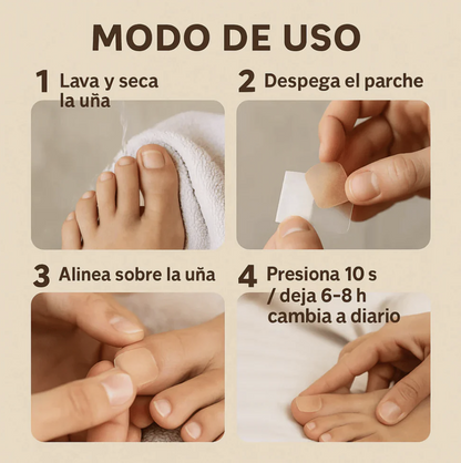 NailFix® 2x1 - Parches Anti-Hongos